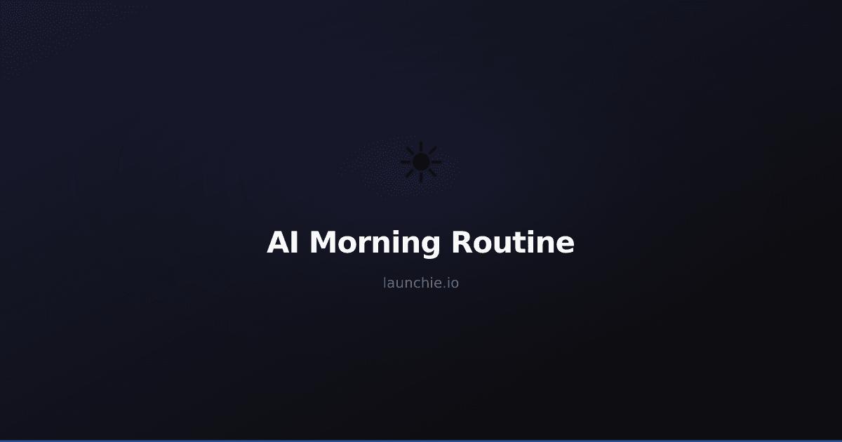 How to Automate Your Morning Routine with AI